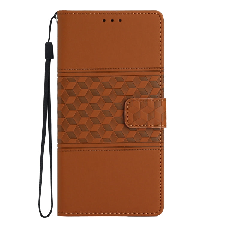 Diamond Embossed Skin Feel Leather Phone Case with Lanyard, For Xiaomi Redmi Note 9 5G / Note 9T, For Xiaomi Redmi 9A, For Xiaomi Redmi 9C, For Xiaomi Redmi 10