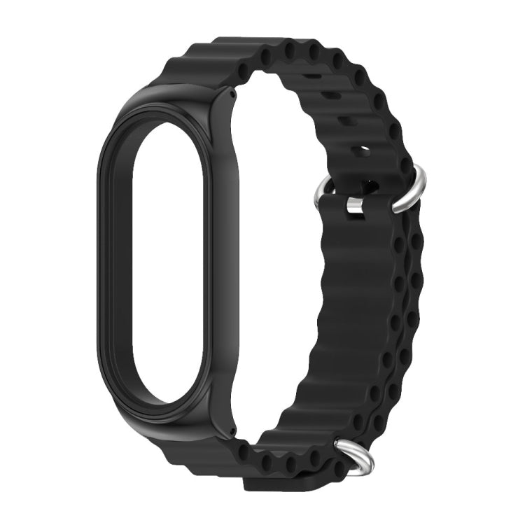 MIJOBS CS Marine Silicone Breathable Watch Band, For Xiaomi Mi Band 6 / 5 / 4 / 3, For Xiaomi Mi Band 7 / 7 NFC