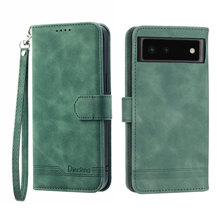 Dierfeng Dream Line TPU + PU Leather Phone Case, For Google Pixel 6, For Google Pixel 6 Pro, For Google Pixel 6a, For Google Pixel 7