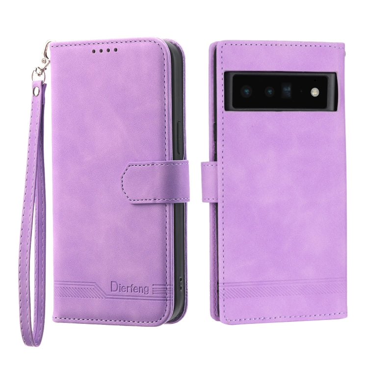 Dierfeng Dream Line TPU + PU Leather Phone Case, For Google Pixel 6, For Google Pixel 6 Pro, For Google Pixel 6a, For Google Pixel 7