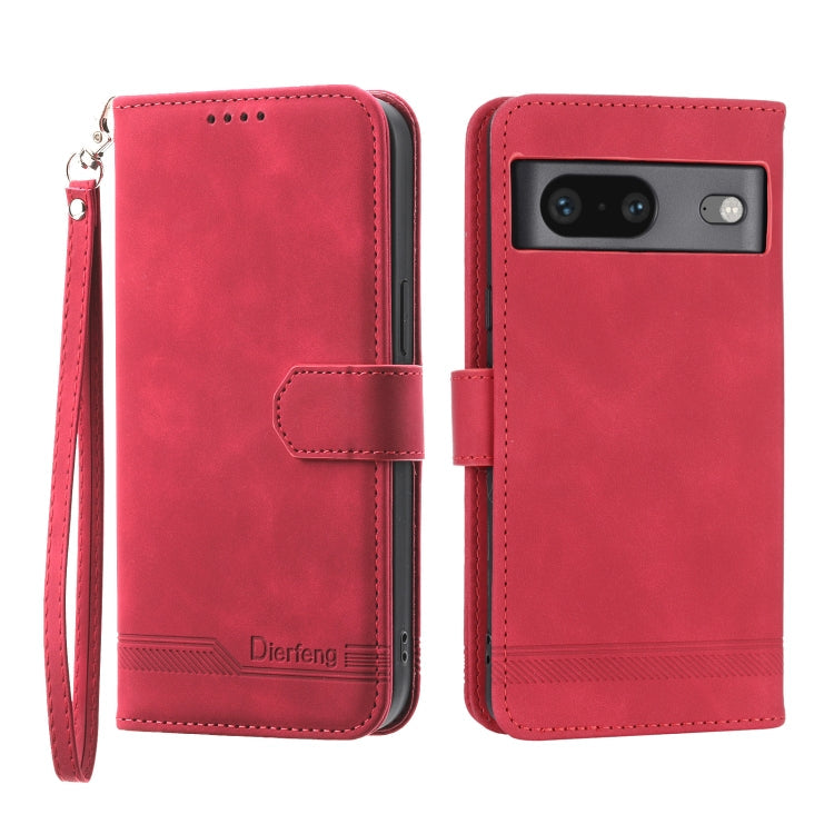 Dierfeng Dream Line TPU + PU Leather Phone Case, For Google Pixel 6, For Google Pixel 6 Pro, For Google Pixel 6a, For Google Pixel 7