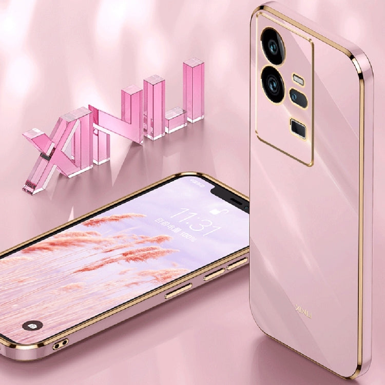 XINLI Straight Edge 6D Electroplate TPU Phone Case, For vivo iQOO 11 Pro 5G, For Xiaomi Redmi 12C 4G, For Xiaomi Redmi Note 12 Pro Speed