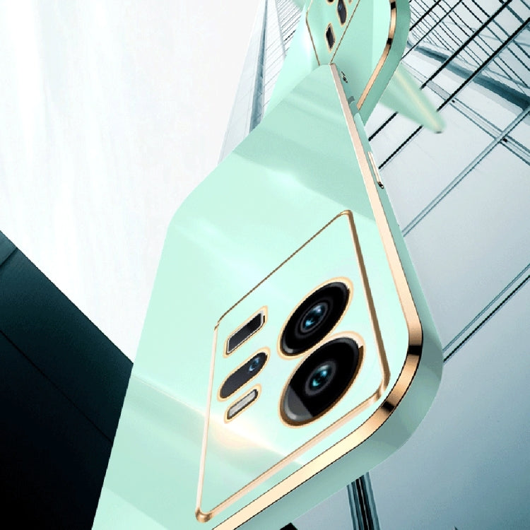 XINLI Straight Edge 6D Electroplate TPU Phone Case, For vivo iQOO 11 Pro 5G, For Xiaomi Redmi 12C 4G, For Xiaomi Redmi Note 12 Pro Speed