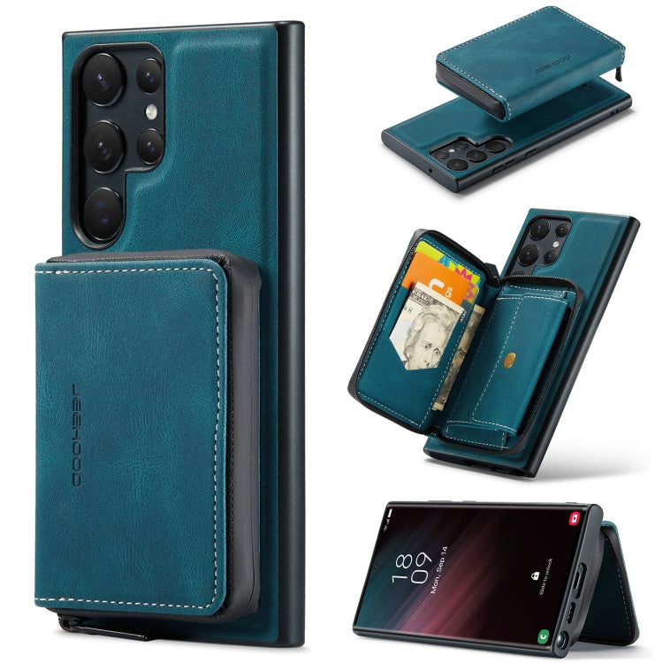JEEHOOD Magnetic Zipper Horizontal Flip Leather Phone Case, For Samsung Galaxy S24+ 5G, For Samsung Galaxy S24 5G, For Samsung Galaxy S23 Ultra 5G, For Samsung Galaxy A53 5G