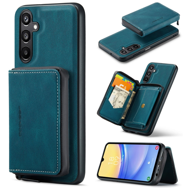 JEEHOOD Magnetic Zipper Horizontal Flip Leather Phone Case, For Samsung Galaxy A15 5G, For Samsung Galaxy A55 5G, For Samsung Galaxy A35 5G, For Samsung Galaxy S24 Ultra 5G