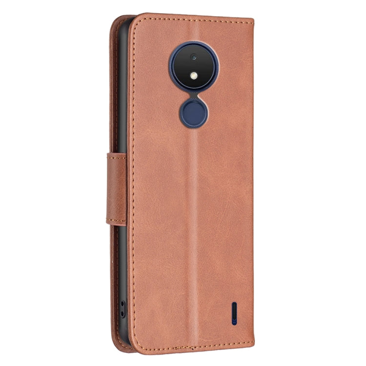 Lambskin Texture Leather Phone Case, For Nokia C21