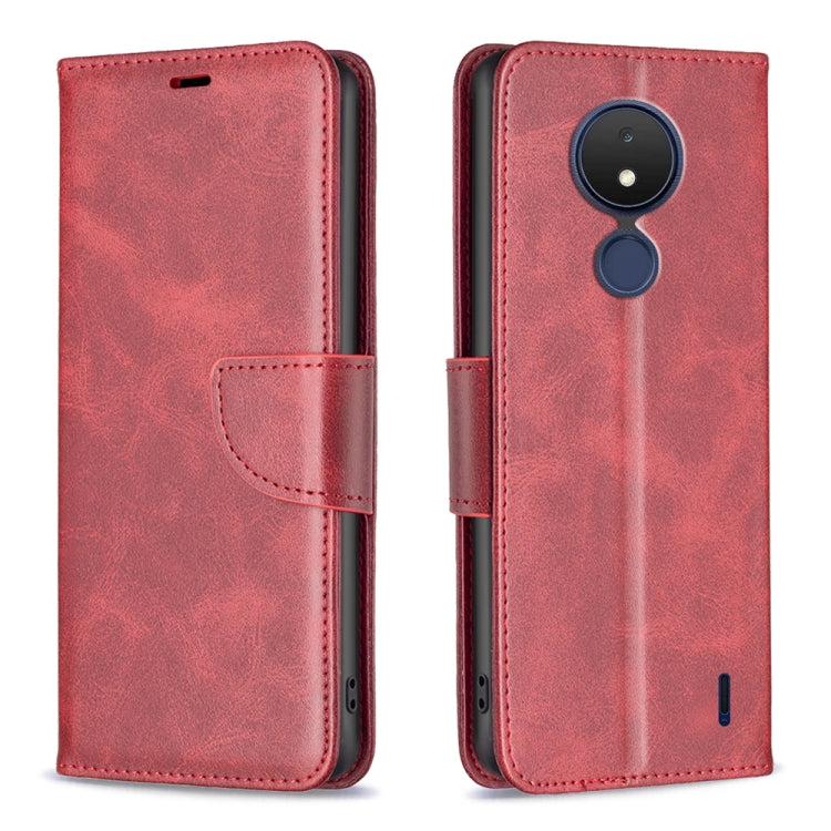 Lambskin Texture Leather Phone Case, For Nokia C21