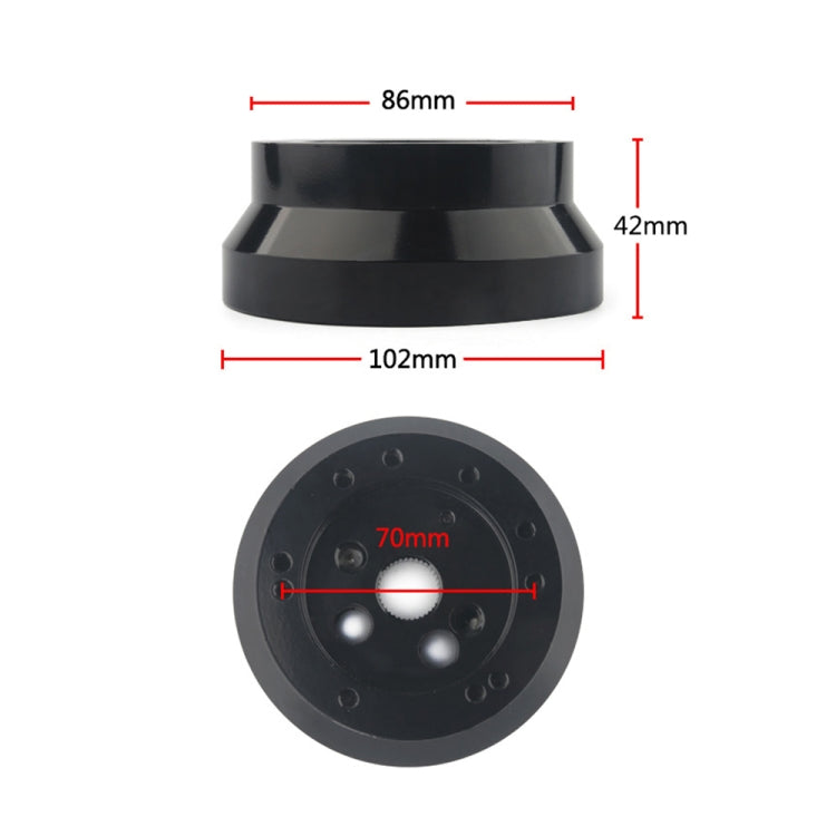 5 & 6 Hole Steering Wheel Polished Hub Adapter, Type A, Type B
