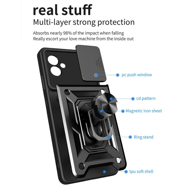 Sliding Camera Cover Design Phone Case, For Samsung Galaxy A04e
