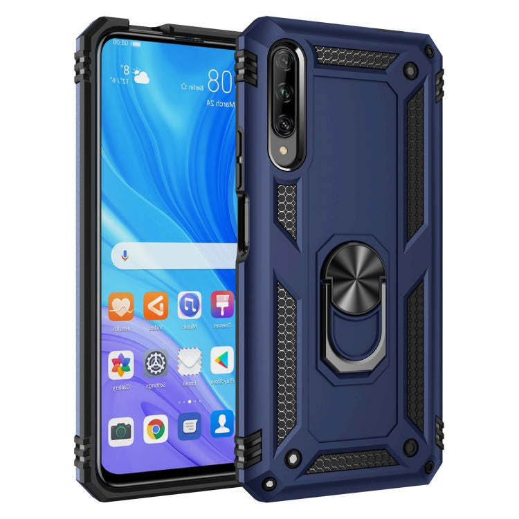 Shockproof TPU + PC Protective Case with 360 Degree Rotating Holder, For Huawei Y9s