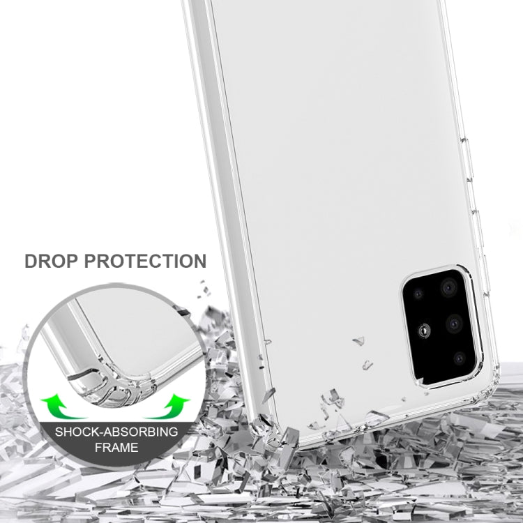 Shockproof Scratchproof TPU + Acrylic Protective Case, For Galaxy A51 5G, For Galaxy A21S, For Galaxy A11 (US Version), For Galaxy A11 (EU Version)