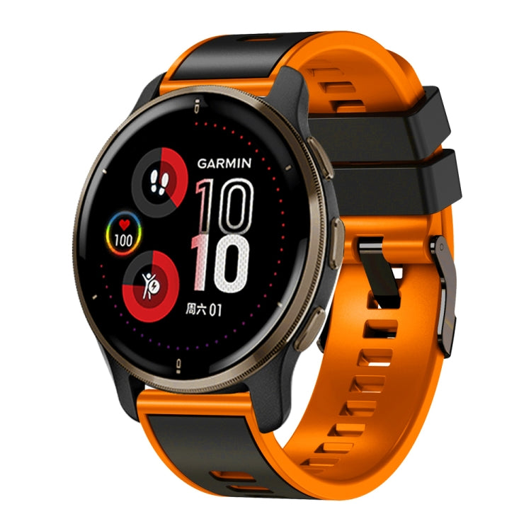 Universal Two Color Silicone Watch Band, 20mm