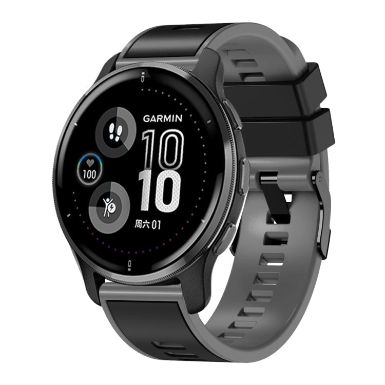 Universal Two Color Silicone Watch Band, 20mm