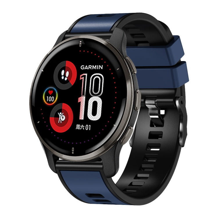 Universal Two Color Silicone Watch Band, 20mm
