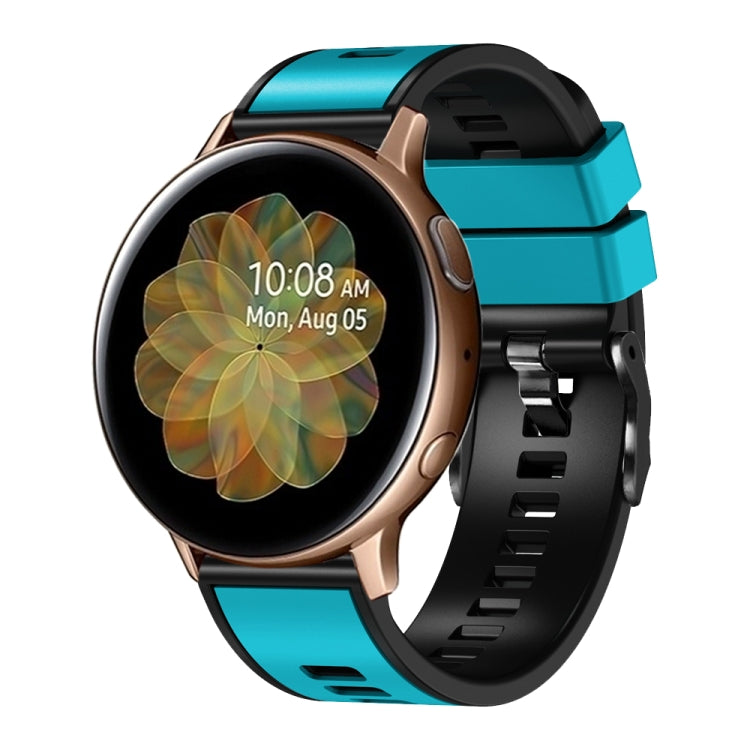 Universal Two Color Silicone Watch Band, 20mm