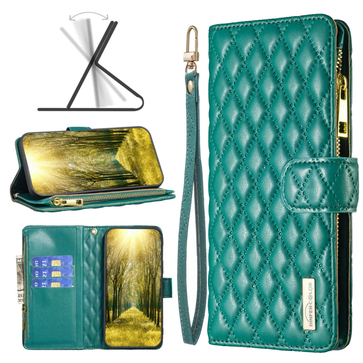 Diamond Lattice Zipper Wallet Leather Flip Phone Case, For Xiaomi 13 Lite / Civi 2