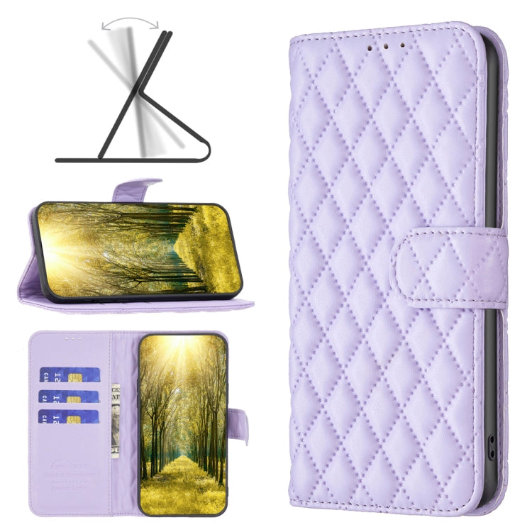 Diamond Lattice Wallet Leather Flip Phone Case, For Xiaomi Poco F5 5G / Redmi Note 12 Turbo