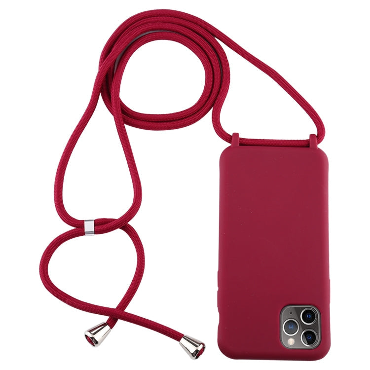 Candy Color TPU Protective Case with Lanyard, For iPhone 11, For iPhone 11 Pro, For iPhone 11 Pro Max