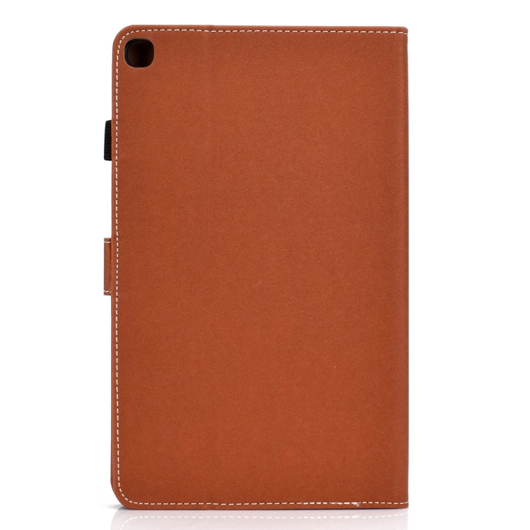 Solid Color Tablet PC Universal Magnetic Horizontal Flip Leather Case with Card Slots & Holder, For Galaxy Tab A 10.1(2019) T510, For Galaxy Tab S5e T720