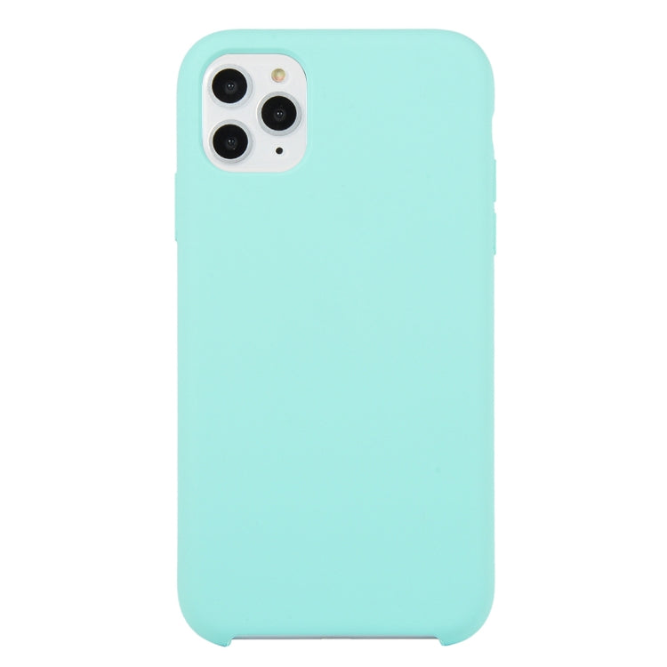 For iPhone 11 Solid Color Solid Silicone  Shockproof Case (Hibiscus Pink), For iPhone 11 Pro