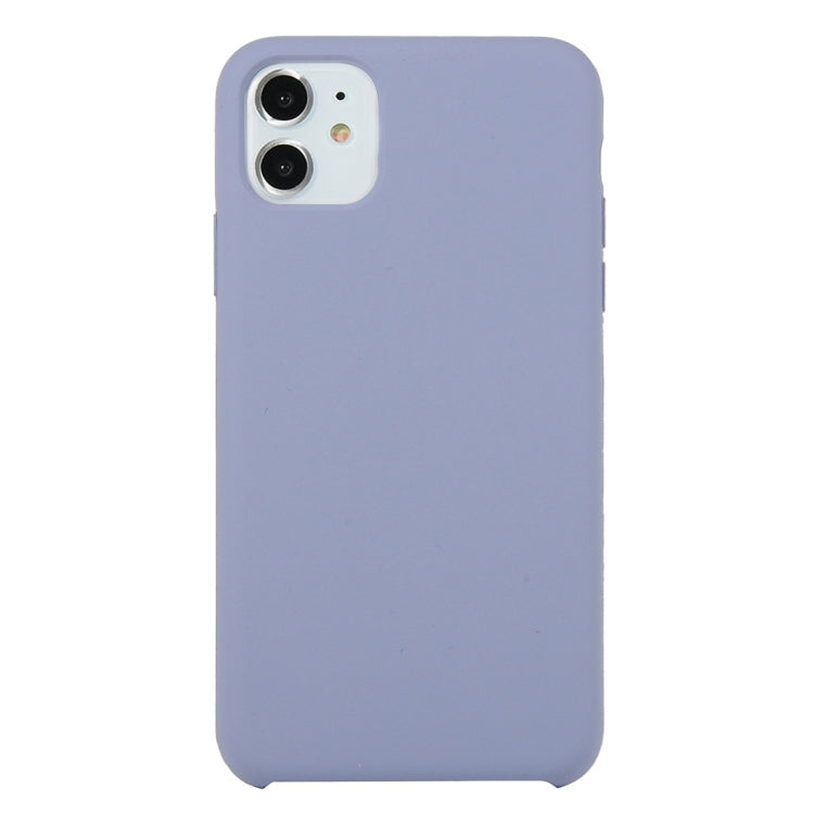 For iPhone 11 Solid Color Solid Silicone  Shockproof Case (Hibiscus Pink), For iPhone 11 Pro Max