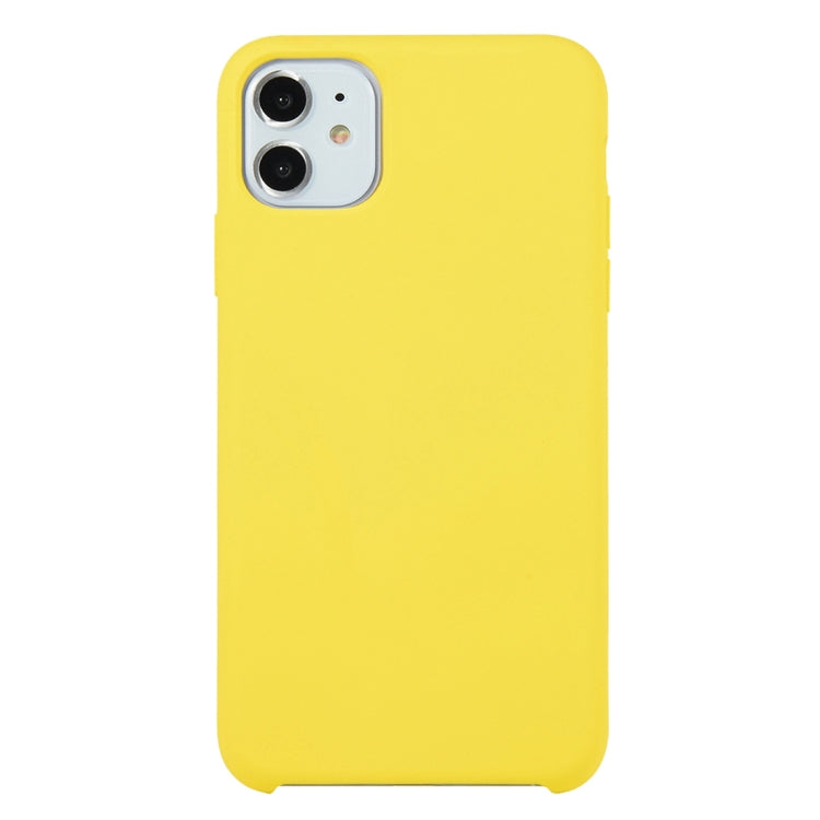 For iPhone 11 Solid Color Solid Silicone  Shockproof Case (Hibiscus Pink), For iPhone 11 Pro Max