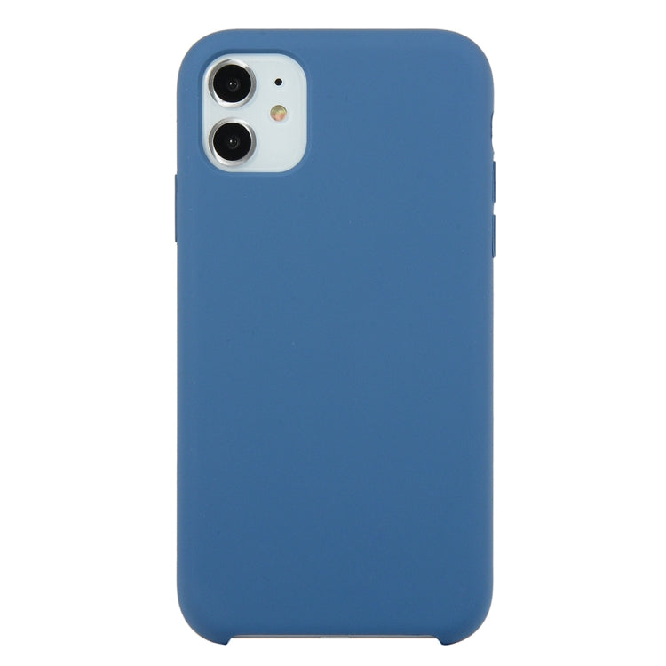 For iPhone 11 Solid Color Solid Silicone  Shockproof Case (Hibiscus Pink), For iPhone 11 Pro Max