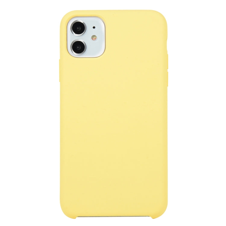 For iPhone 11 Solid Color Solid Silicone  Shockproof Case (Hibiscus Pink), For iPhone 11 Pro Max