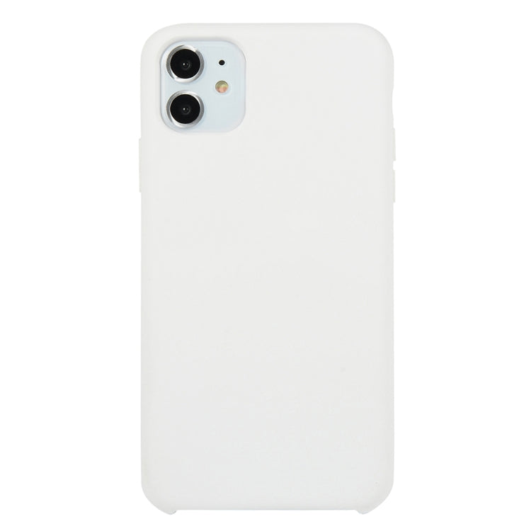 For iPhone 11 Solid Color Solid Silicone  Shockproof Case (Hibiscus Pink), For iPhone 11 Pro Max