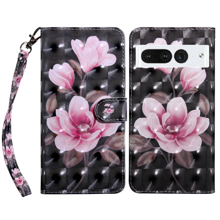 3D Painted Leather Phone Case, For Google Pixel 7 Pro 5G, For Google Pixel 7a 5G