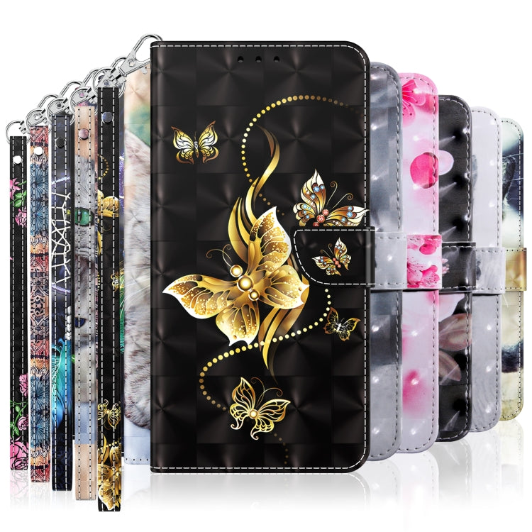 3D Painted Leather Phone Case, For Google Pixel 7 Pro 5G, For Google Pixel 7a 5G