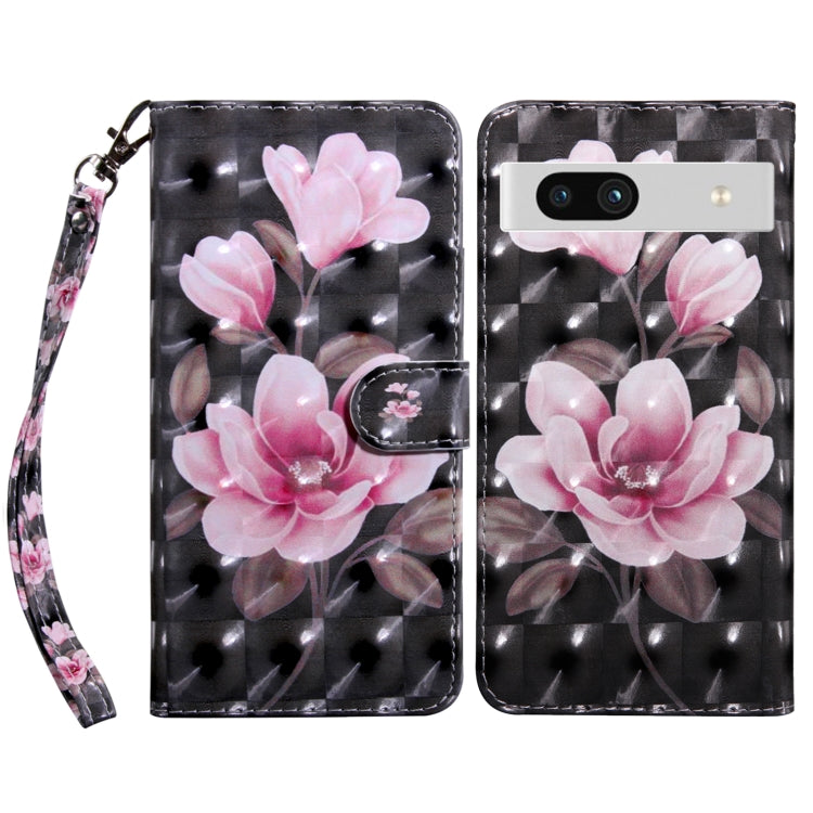 3D Painted Leather Phone Case, For Google Pixel 7 Pro 5G, For Google Pixel 7a 5G