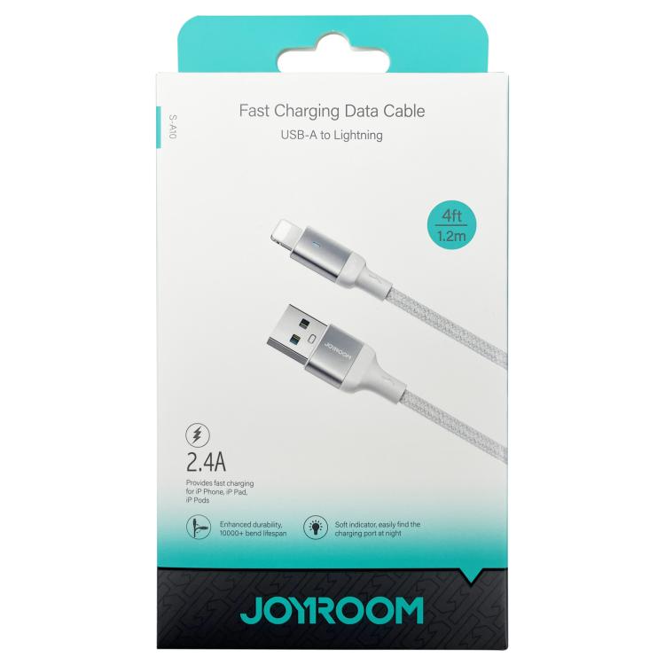 JOYROOM S-UL012A10 Extraordinary Series 2.4A USB-A to 8 Pin Fast Charging Data Cable, 20W 8 Pin, 1.2m