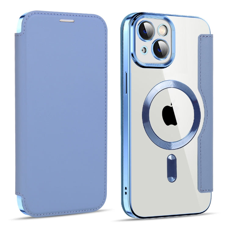 MagSafe Magnetic RFID Anti-theft Leather Phone Case, For iPhone 14 Plus, For iPhone 13 Pro Max, For iPhone 13 Pro