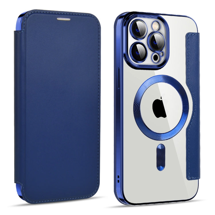 MagSafe Magnetic RFID Anti-theft Leather Phone Case, For iPhone 14 Plus, For iPhone 13 Pro Max, For iPhone 13 Pro