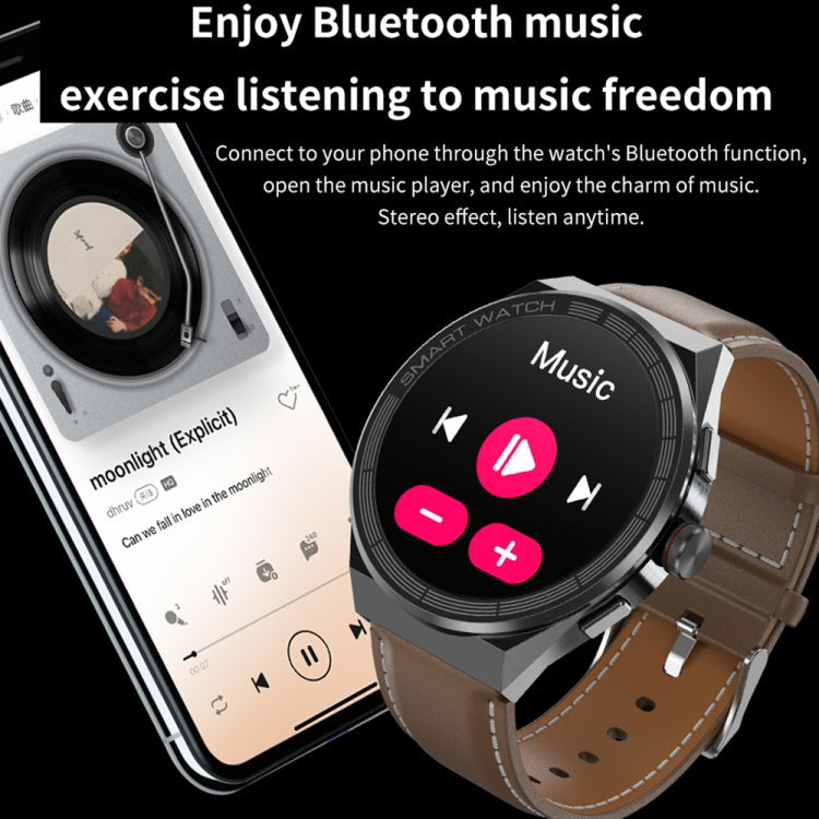 BM01 1.45 inch Silicone Band IP68 Waterproof Smart Watch Support Bluetooth Call / NFC, Silicone Band (Silver), Silicone Band (Black)