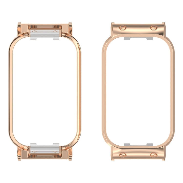 Metal Frame Watch Protective Case, For Redmi Band 2