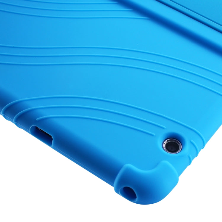 Tablet PC Silicone Protective Case with Invisible Bracket, For Huawei MediaPad T5, For Lenovo Tab E10, For iPad 6 (9.7 Universal)
