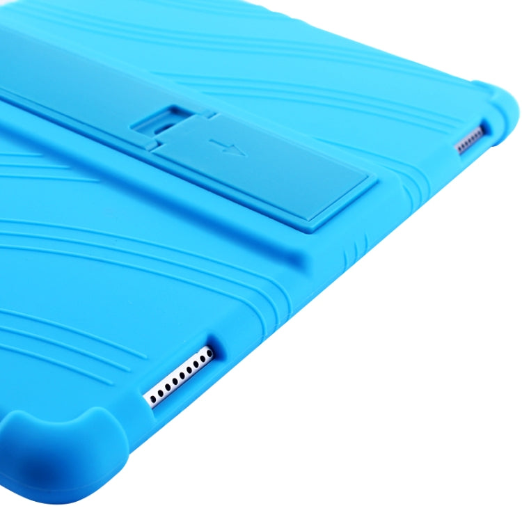 Tablet PC Silicone Protective Case with Invisible Bracket, For Huawei MediaPad T5, For Lenovo Tab E10, For iPad 6 (9.7 Universal)