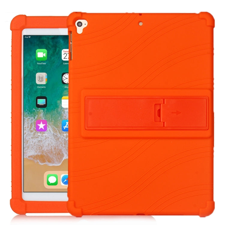 Tablet PC Silicone Protective Case with Invisible Bracket, For Huawei MediaPad T5, For Lenovo Tab E10, For iPad 6 (9.7 Universal)