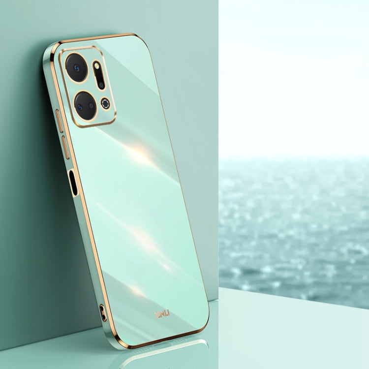 XINLI Straight Edge 6D Electroplate TPU Phone Case, For Honor Magic5 5G, For Honor Magic5 Pro 5G, For Honor X7a 2023