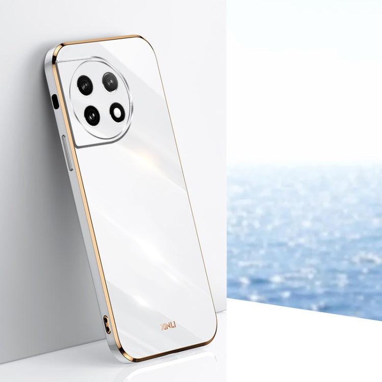 XINLI Straight Edge 6D Electroplate TPU Phone Case, For OPPO Reno8 T 5G, For vivo Y100, For Samsung Galaxy A24 4G