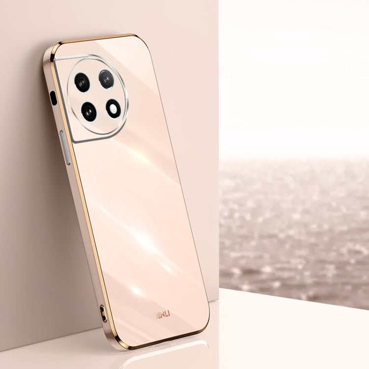 XINLI Straight Edge 6D Electroplate TPU Phone Case, For OnePlus 11, For OnePlus Ace 2, For Realme GT Neo 5