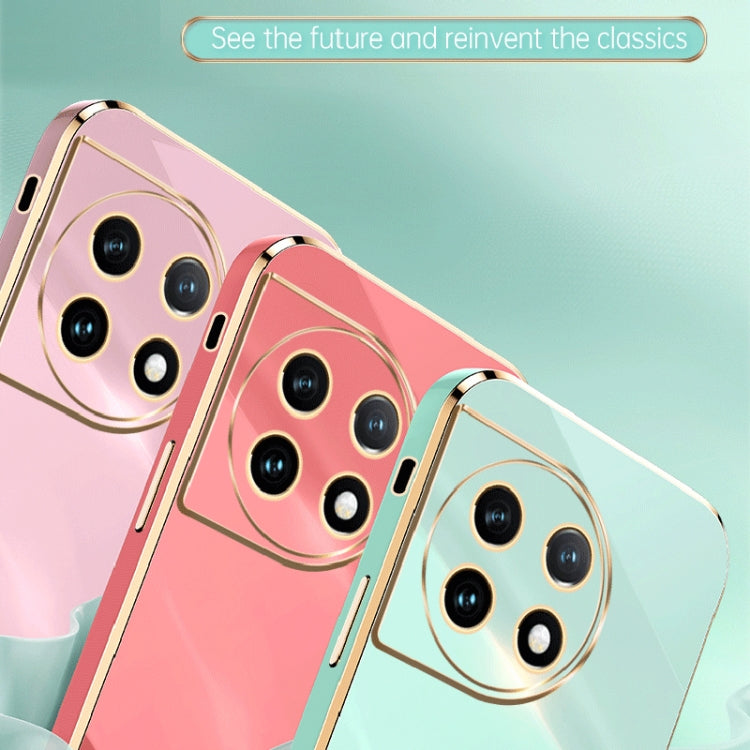 XINLI Straight Edge 6D Electroplate TPU Phone Case, For OPPO Reno8 T 5G, For vivo Y100, For Samsung Galaxy A24 4G