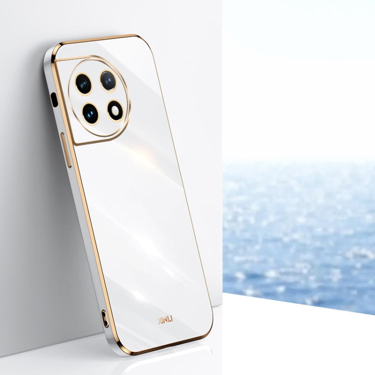 XINLI Straight Edge 6D Electroplate TPU Phone Case, For OPPO Reno8 T 5G, For vivo Y100, For Samsung Galaxy A24 4G