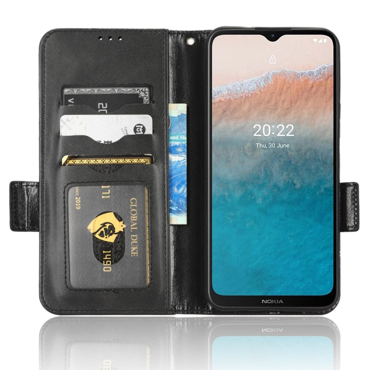 Symmetrical Triangle Leather Phone Case, For Nokia C21 Plus, For Nokia C21, For Nokia C100, For Nokia C200