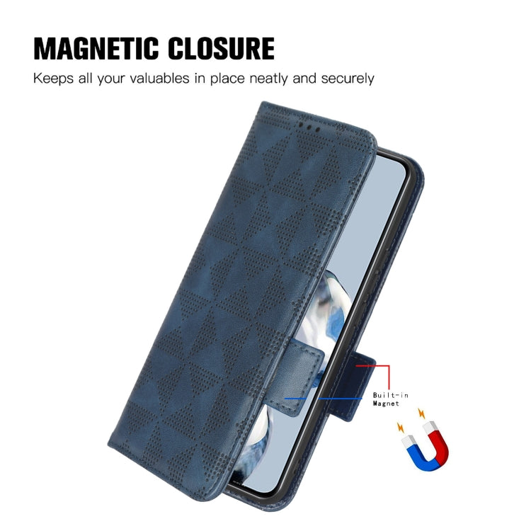 Symmetrical Triangle Leather Phone Case, For Nokia C21 Plus, For Nokia C21, For Nokia C100, For Nokia C200