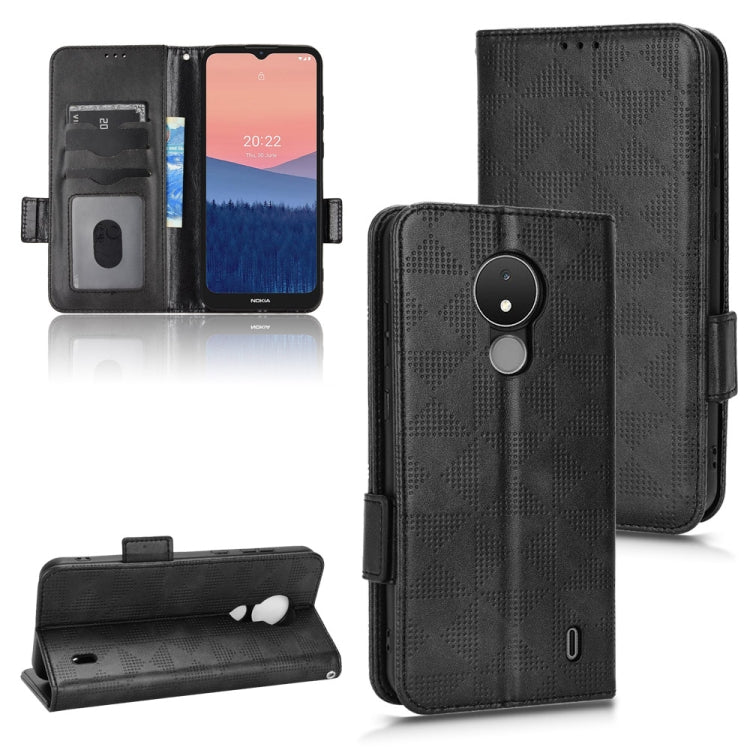 Symmetrical Triangle Leather Phone Case, For Nokia C21 Plus, For Nokia C21, For Nokia C100, For Nokia C200