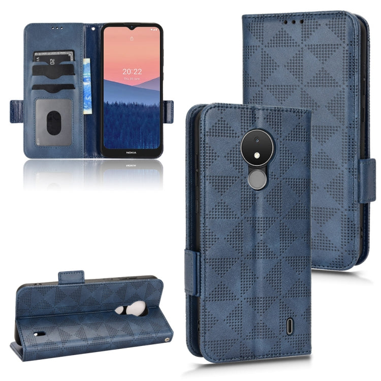 Symmetrical Triangle Leather Phone Case, For Nokia C21 Plus, For Nokia C21, For Nokia C100, For Nokia C200