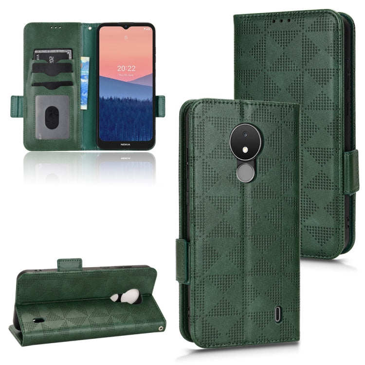 Symmetrical Triangle Leather Phone Case, For Nokia C21 Plus, For Nokia C21, For Nokia C100, For Nokia C200